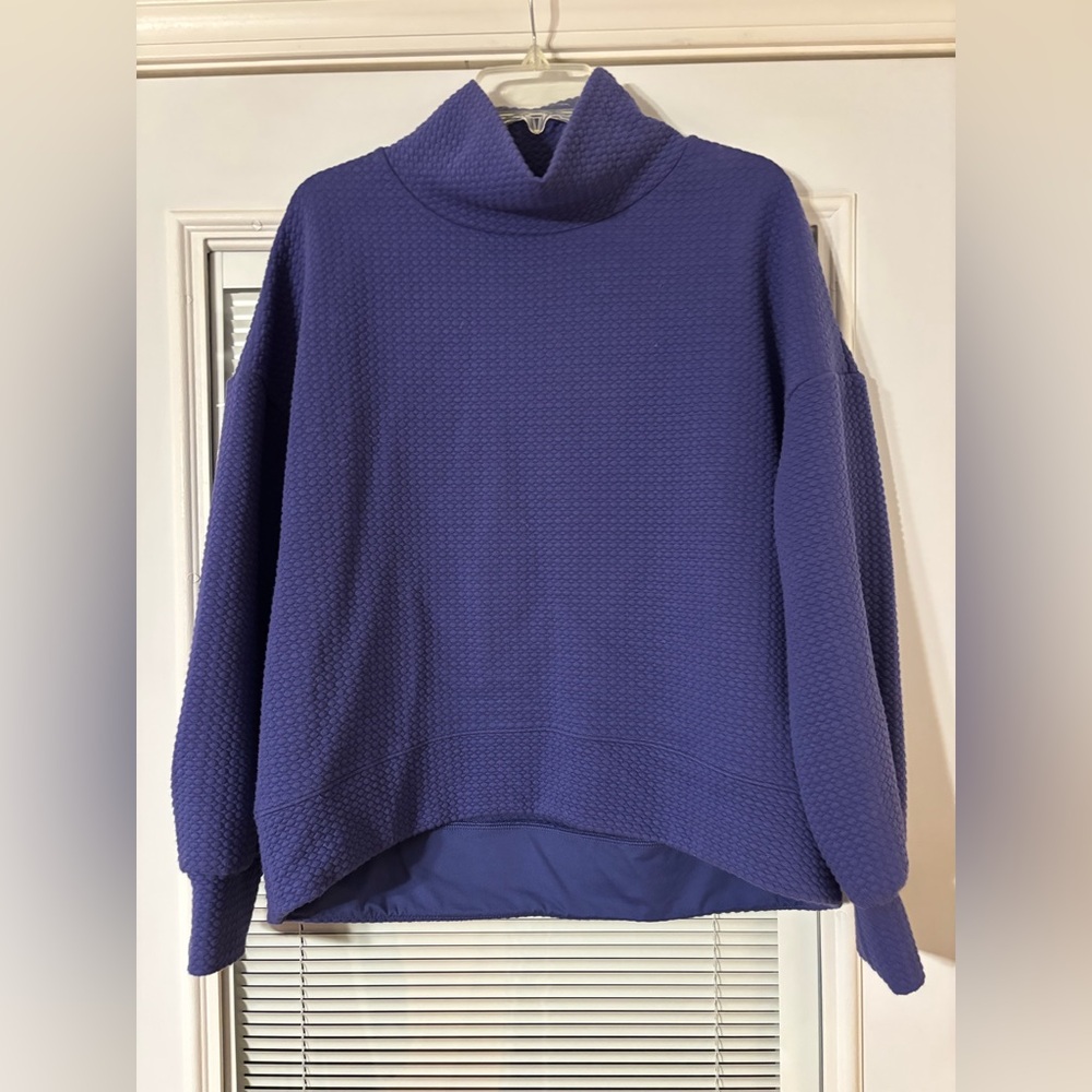 Women's Purple Turtleneck Sweater